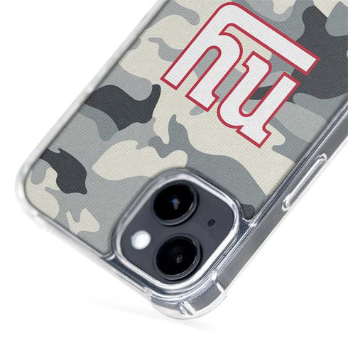 NFL New York Giants Camo iPhone 14 Plus MagSafe Case