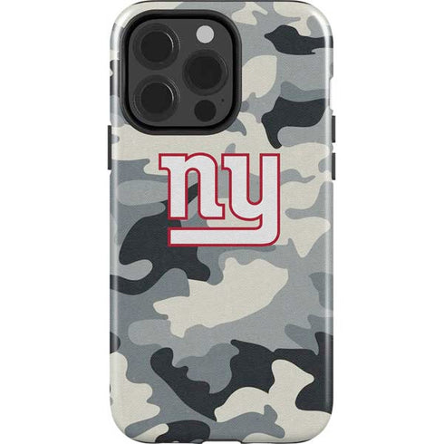 NFL New York Giants Camo iPhone 15 Pro Impact Case