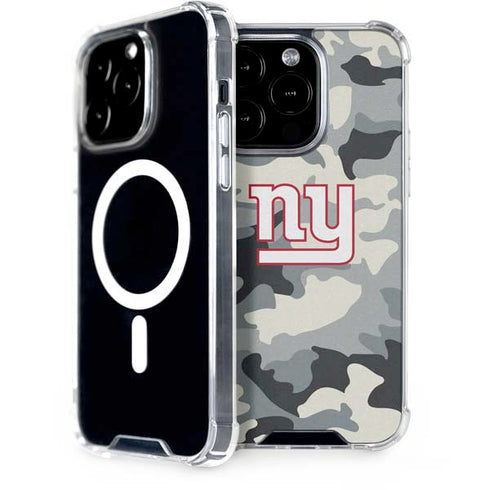 NFL New York Giants Camo iPhone 15 Pro MagSafe Case