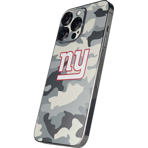 NFL New York Giants Camo iPhone 14 Pro Max Skin