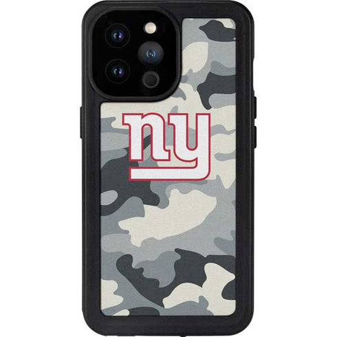 NFL New York Giants Camo iPhone 14 Pro Max Waterproof Case