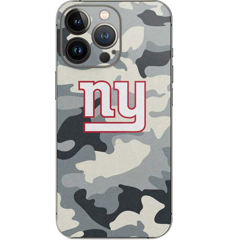 NFL New York Giants Camo iPhone 14 Pro Skin