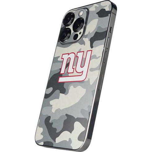 NFL New York Giants Camo iPhone 14 Pro Skin