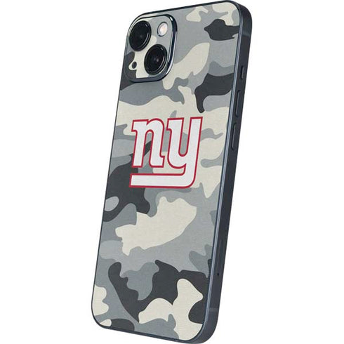 NFL New York Giants Camo iPhone 15 Skin