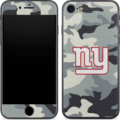 NFL New York Giants Camo iPhone 7 Skin