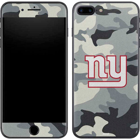 NFL New York Giants Camo iPhone 8 Plus Skin
