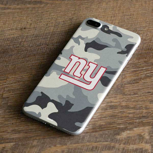 NFL New York Giants Camo iPhone 8 Plus Skin