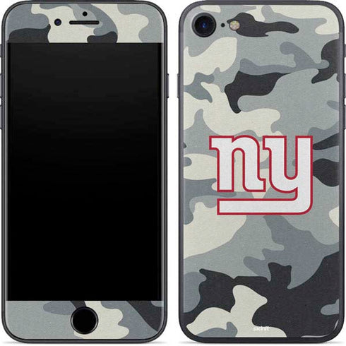NFL New York Giants Camo iPhone SE (2nd & 3rd Gen) Skin
