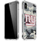 NFL New York Giants Camo iPhone X/XS Clear Case