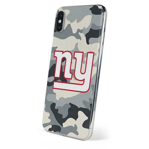 NFL New York Giants Camo iPhone XS Max Skin