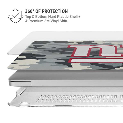 NFL New York Giants Camo MacBook Air 13in M1 (2021) Case plus Skin