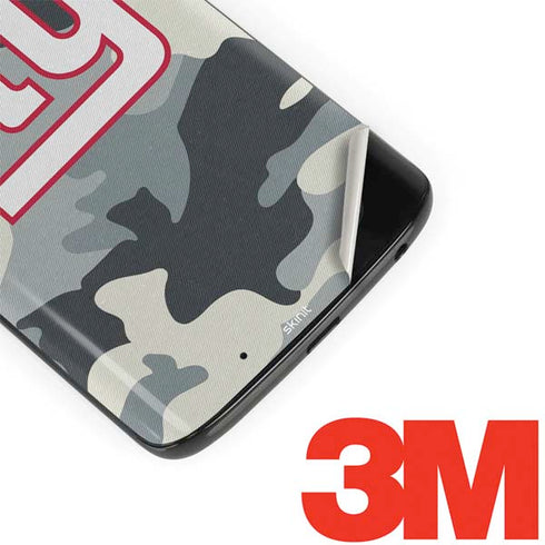 NFL New York Giants Camo Moto G6 Skin