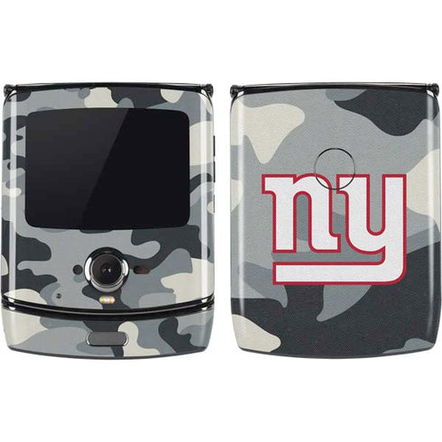 NFL New York Giants Camo Motorola RAZR Skin