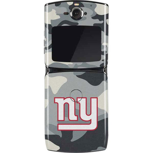 NFL New York Giants Camo Motorola RAZR Skin