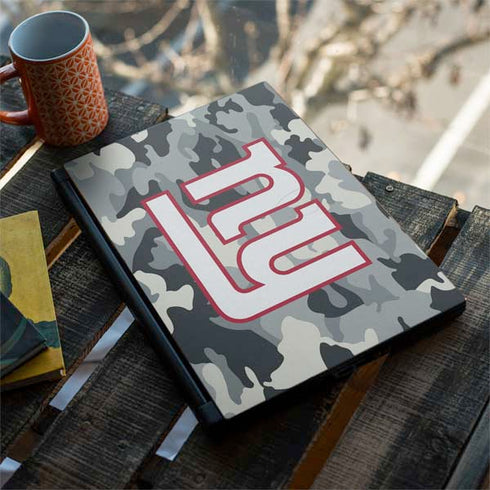 NFL New York Giants Camo MSI GS65 Stealth Laptop Skin