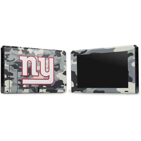 NFL New York Giants Camo Nintendo Switch Bundle Skin