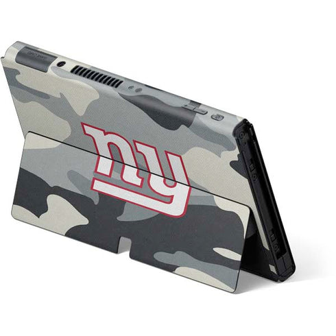 NFL New York Giants Camo Nintendo Switch OLED (2021) Skin