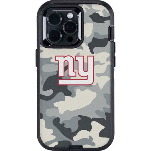 NFL New York Giants Camo Otterbox Defender iPhone Skin