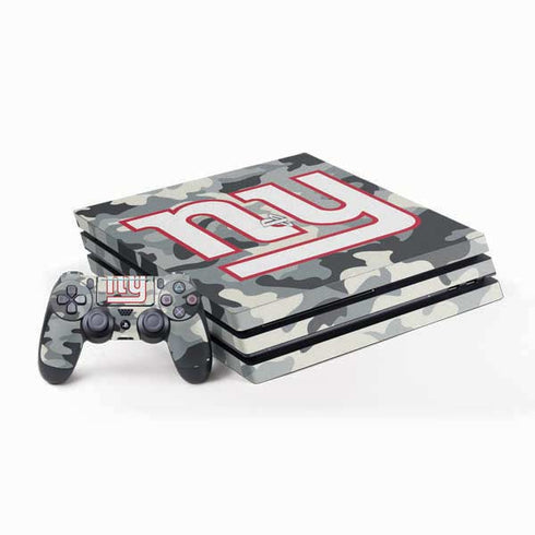 NFL New York Giants Camo PS4 Pro Bundle Skin
