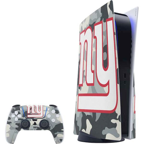 NFL New York Giants Camo PS5 Bundle Skin