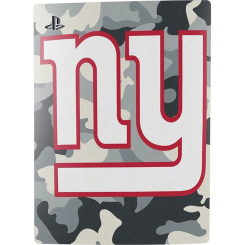 NFL New York Giants Camo PS5 Digital Edition Console Skin