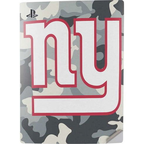 NFL New York Giants Camo PS5 Digital Edition Console Skin