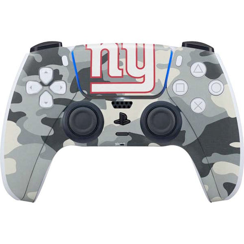 NFL New York Giants Camo PS5 Controller Skin