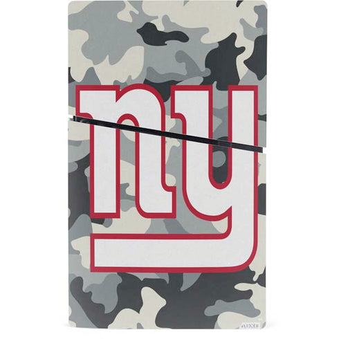 NFL New York Giants Camo PS5 Slim Digital Edition Bundle Skin