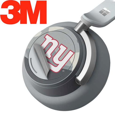 NFL New York Giants Camo Surface Headphones Skin
