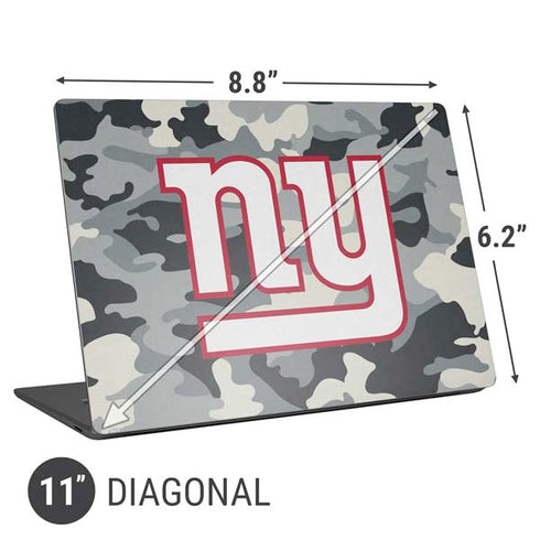 NFL New York Giants Camo Universal Laptop 11in (8.8 x 6.2in) Skin