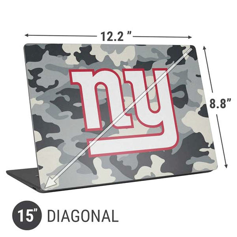 NFL New York Giants Camo Universal Laptop 15in (12.2 x 8.8in) Skin