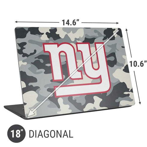 NFL New York Giants Camo Universal Laptop 18in (14.6 x 10.6in) Skin