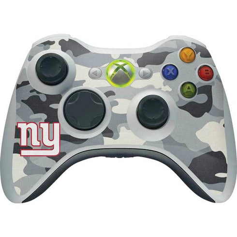 NFL New York Giants Camo Xbox 360 Wireless Controller Skin