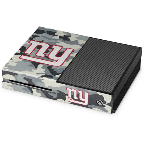 NFL New York Giants Camo Xbox One Console Skin