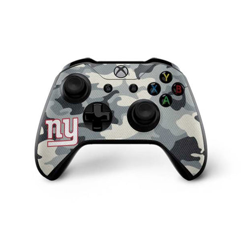 NFL New York Giants Camo Xbox One X Controller Skin