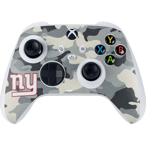 NFL New York Giants Camo Xbox Series S Controller Skin