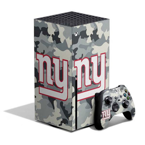 NFL New York Giants Camo Xbox Series X Bundle Skin
