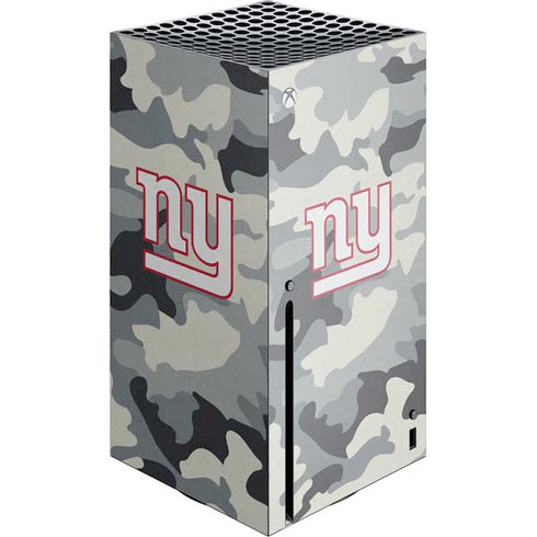 NFL New York Giants Camo Xbox Series X Console Skin