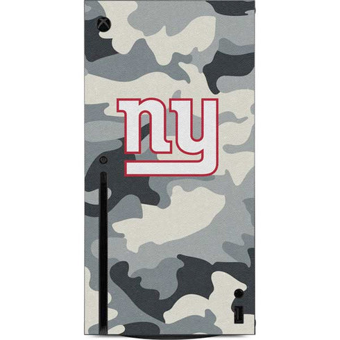 NFL New York Giants Camo Xbox Series X Console Skin