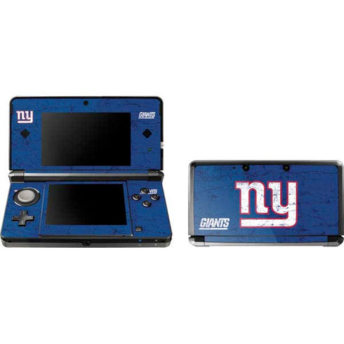 NFL New York Giants Distressed 3DS (2011) Skin