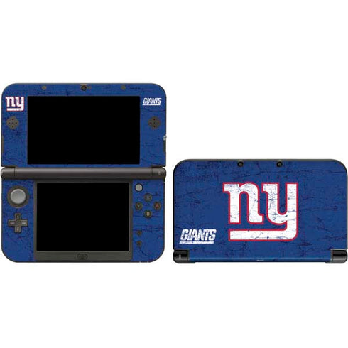 NFL New York Giants Distressed 3DS XL 2015 Skin