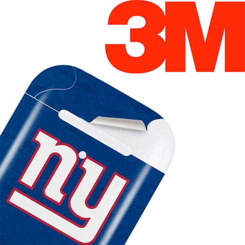 NFL New York Giants Distressed Apple AirPods 2 Skin