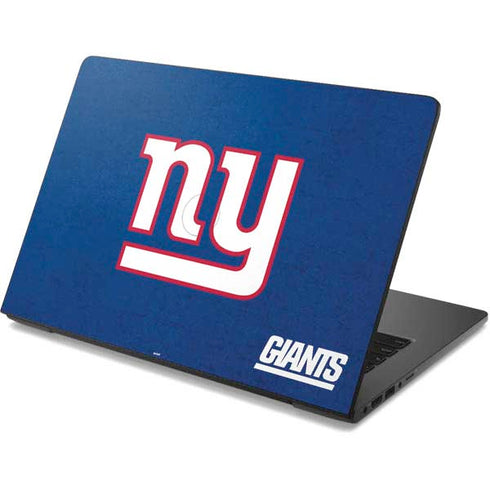 NFL New York Giants Distressed Dell Chromebook Skin
