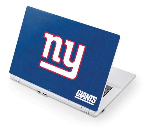 NFL New York Giants Distressed Acer Chromebook Skin