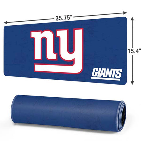 NFL New York Giants Distressed Gaming Mouse Pad