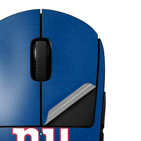 NFL New York Giants Distressed G Pro Wireless Gaming Mouse Skin
