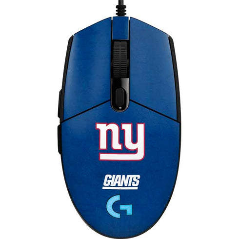 NFL New York Giants Distressed G203 Prodigy RGB Wired Gaming Mouse Skin