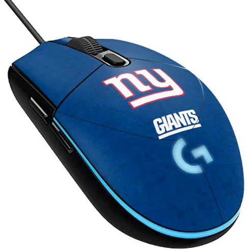 NFL New York Giants Distressed G203 Prodigy RGB Wired Gaming Mouse Skin
