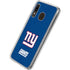NFL New York Giants Distressed Galaxy A20 Clear Case