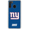 NFL New York Giants Distressed Galaxy A21 Clear Case
